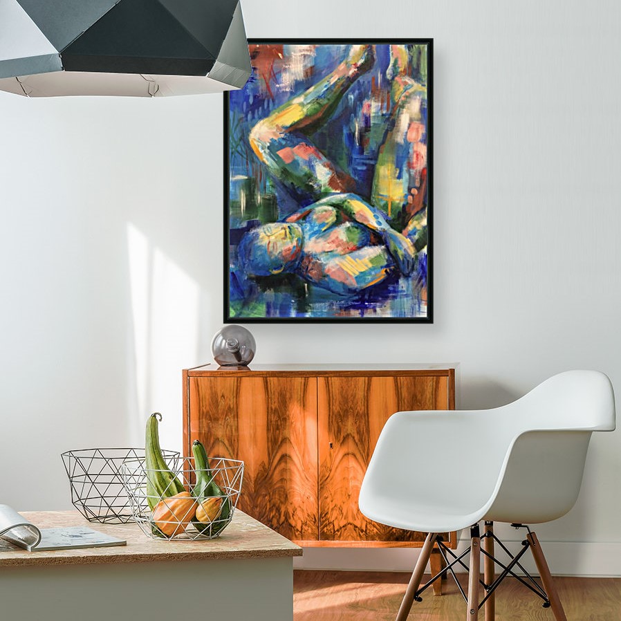 Marie Juhl maler portrætter.